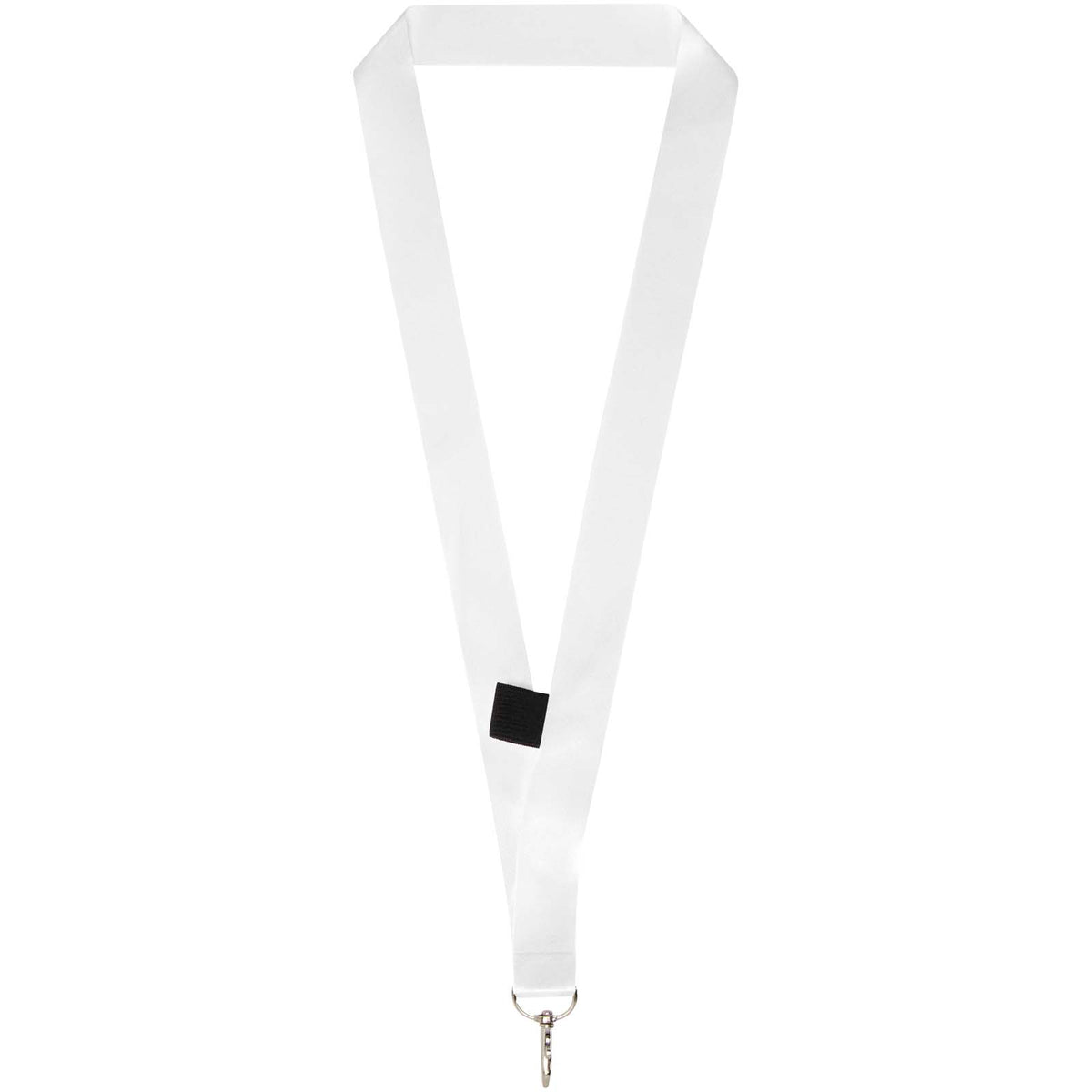 Neve Sublimation Lanyard für mit Loop – Schwarz / Weiss