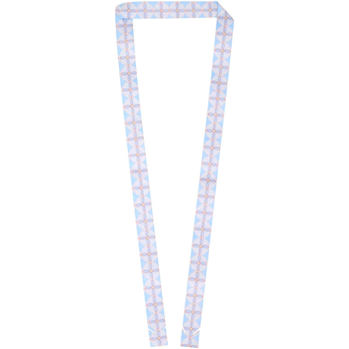 Kord Lanyard mit Papierausweishalter – Weiss