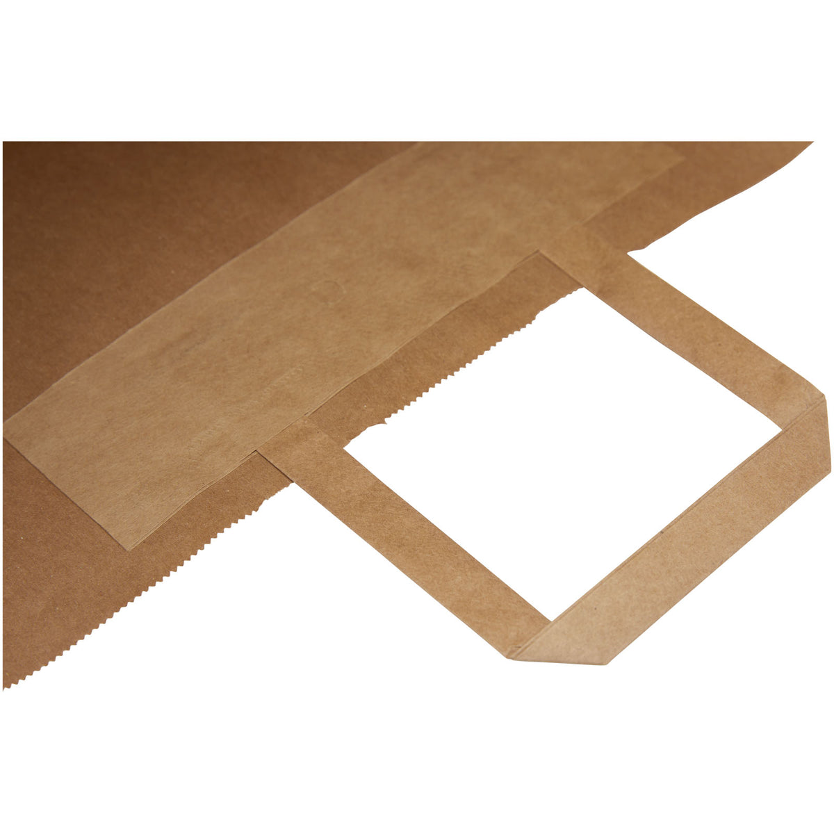 Kraftpapiertasche 90 100 g/m² mit flachen Griffen, 49,5 × 14 × 44 cm – Kraftpapier