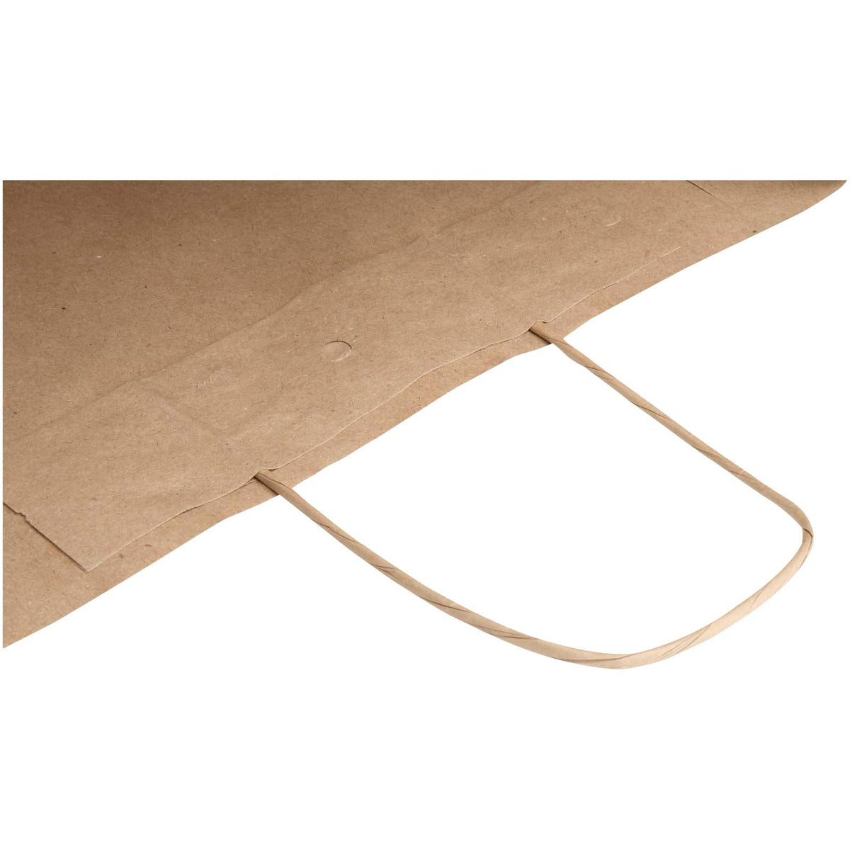 Kraft 80–90 g/m² Papiertasche mit Kordelgriffen, 32 × 17 × 39 cm – Kraftpapier