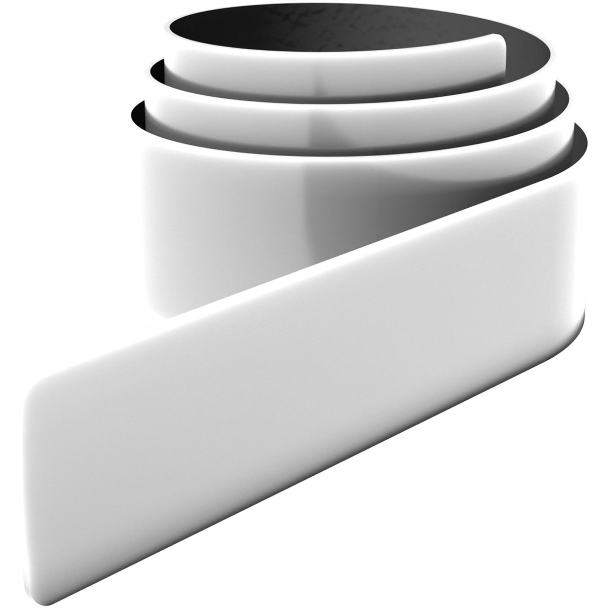 RFX™ 38 cm reflektierendes PVC Schnapparmband – Weiss