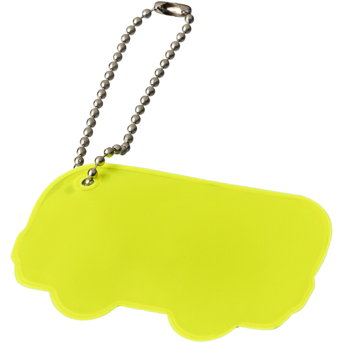 Reflektierender Anhänger in Busform – Neongelb