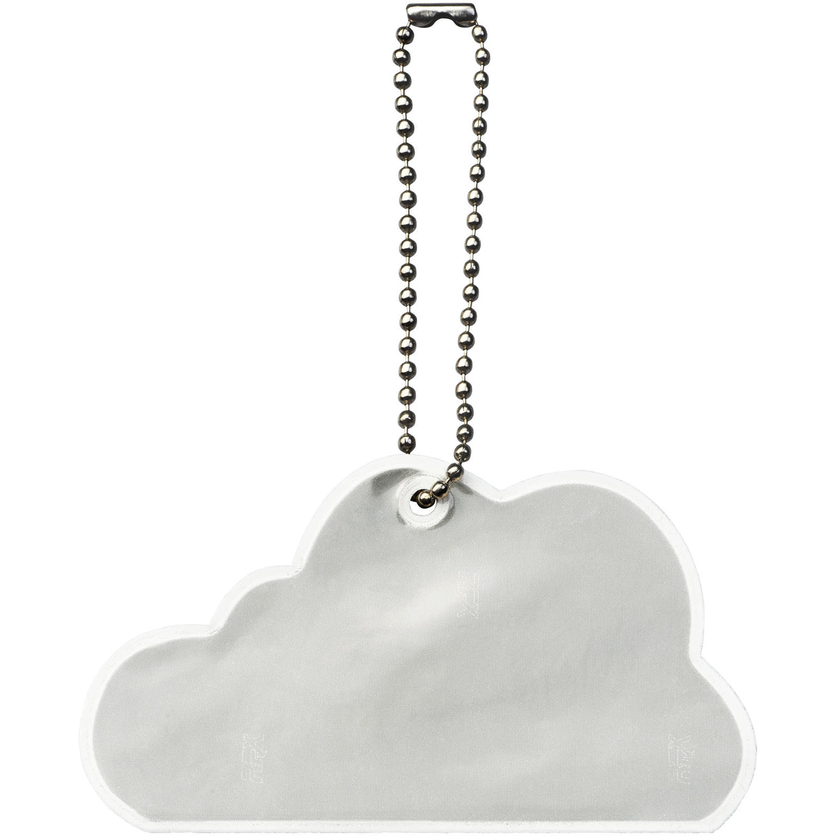 RFX™ H 12 Reflektierender Anhänger in Wolkenform – Weiss