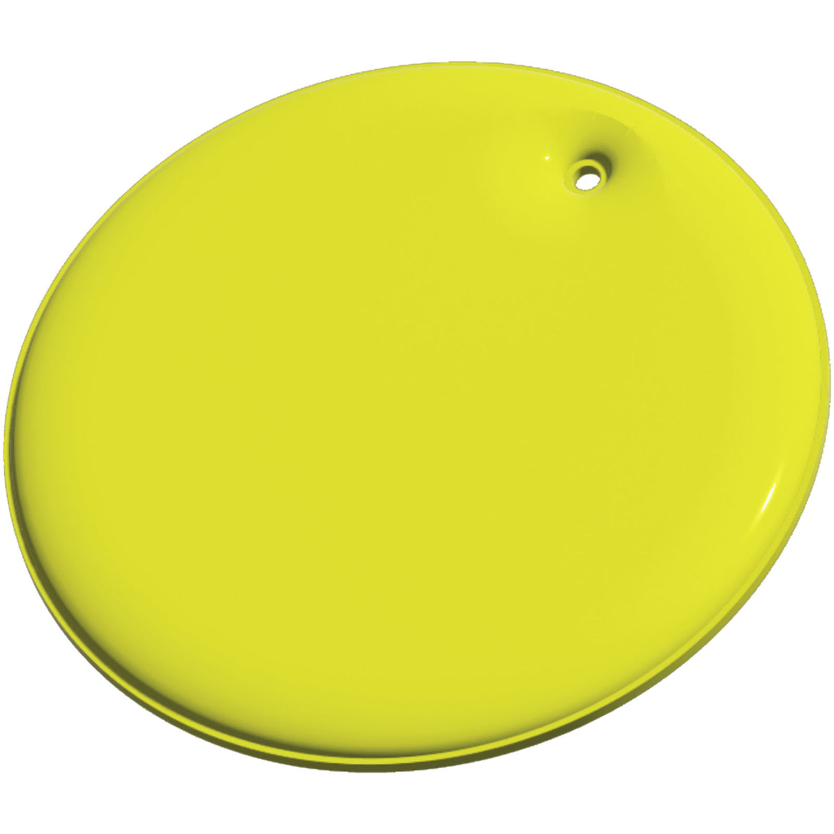 RFX™ H 16 Reflektierender, mittelgroßer, runder Anhänger – Neongelb