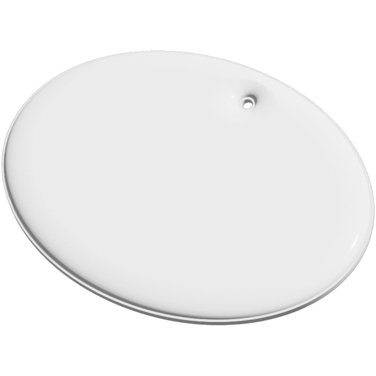 RFX™ H 12 Reflektierender, großer, runder Anhänger – Weiss