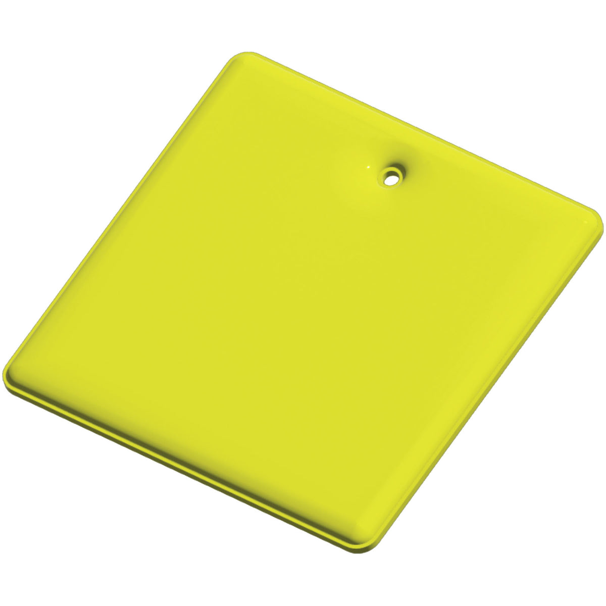 RFX™ H 16 Reflektierender Anhänger, quadratisch – Neongelb