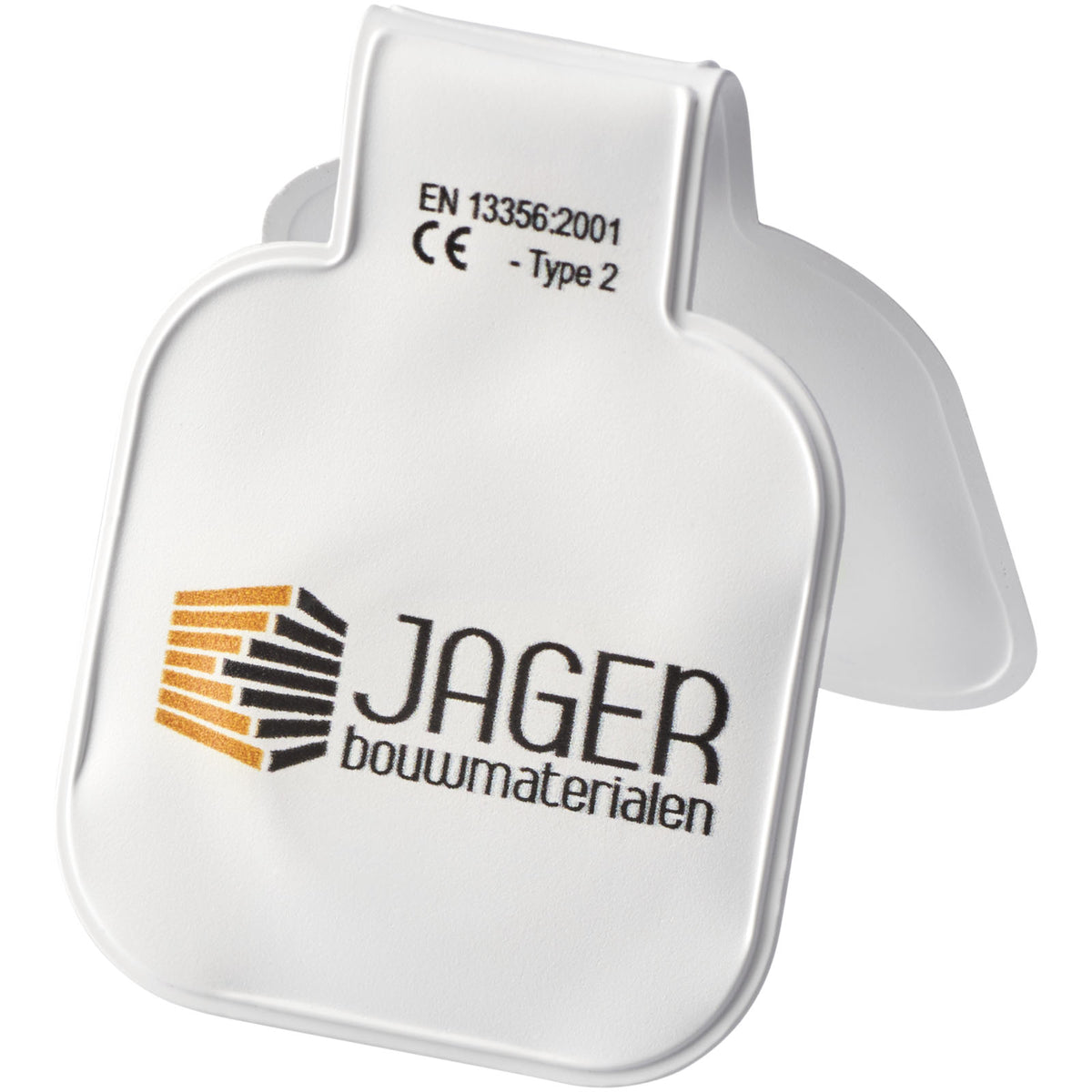 RFX™ M 10 Quadratischer, reflektierender PVC Magnet – Neongelb