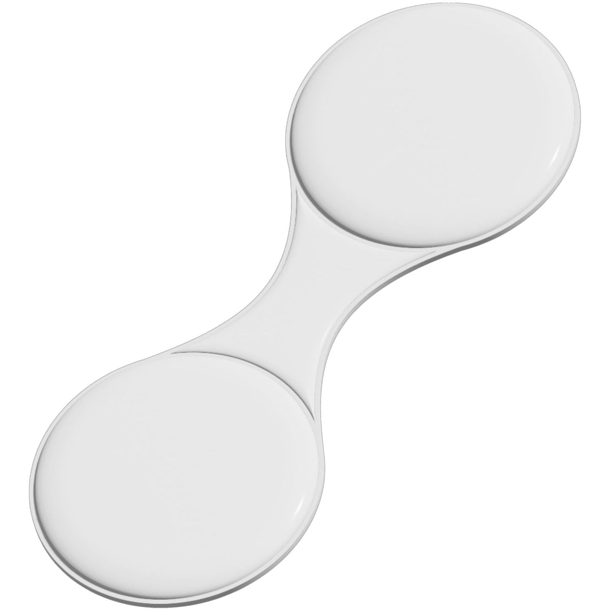RFX™ M 10 Runder, reflektierender PVC Magnet, klein – Weiss