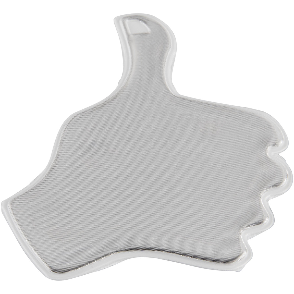 RFX™ S 12 Reflektierender Daumen PVC Aufkleber – Weiss