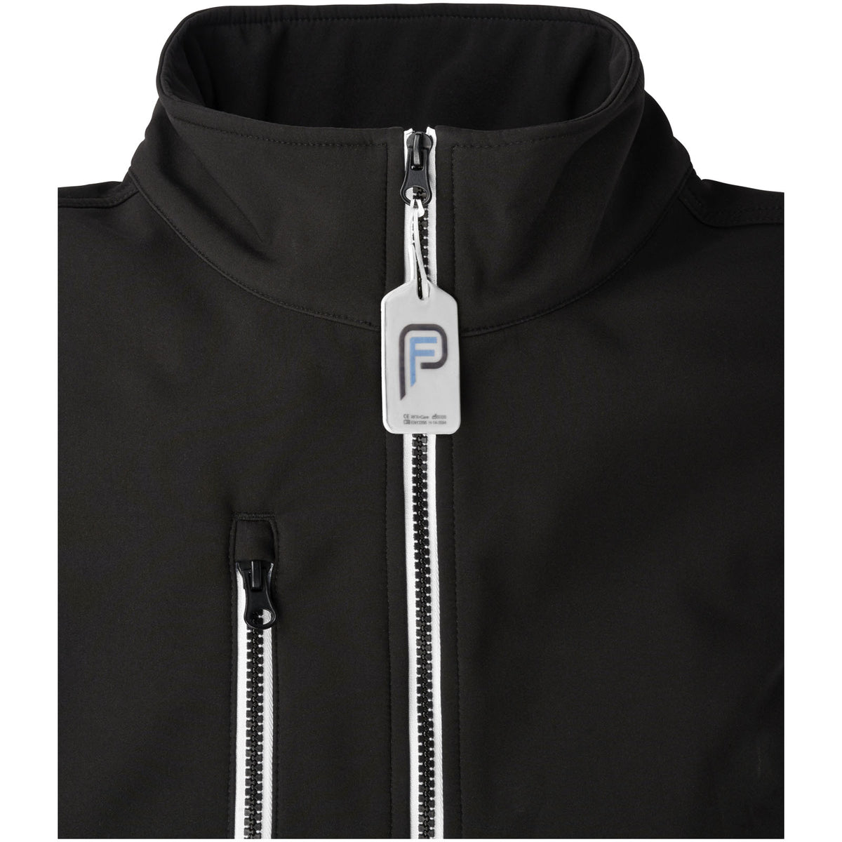 RFX™ H 14 Reflektierender Zipper – Weiss