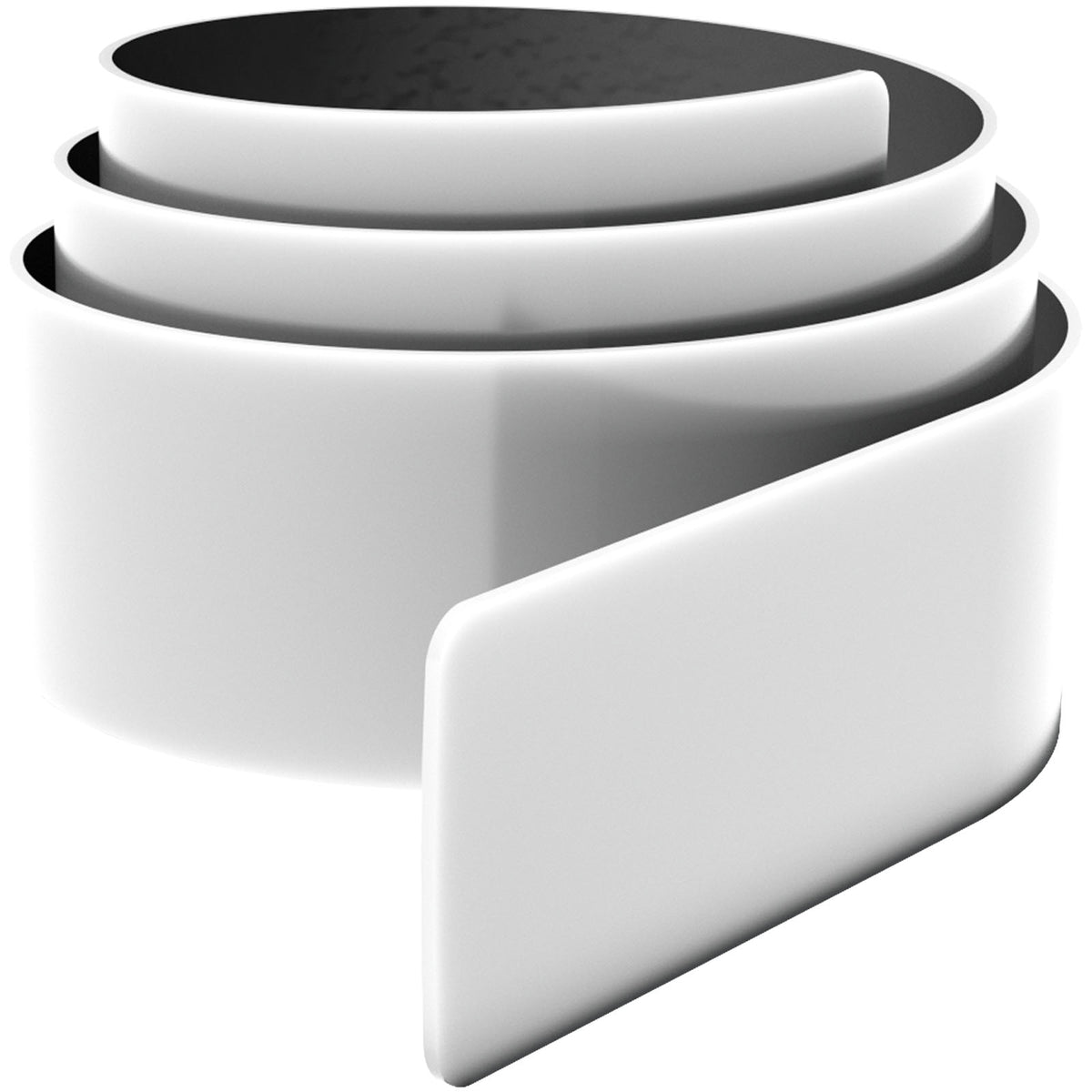 RFX™ 34 cm reflektierendes TPU Schnapparmband – Weiss