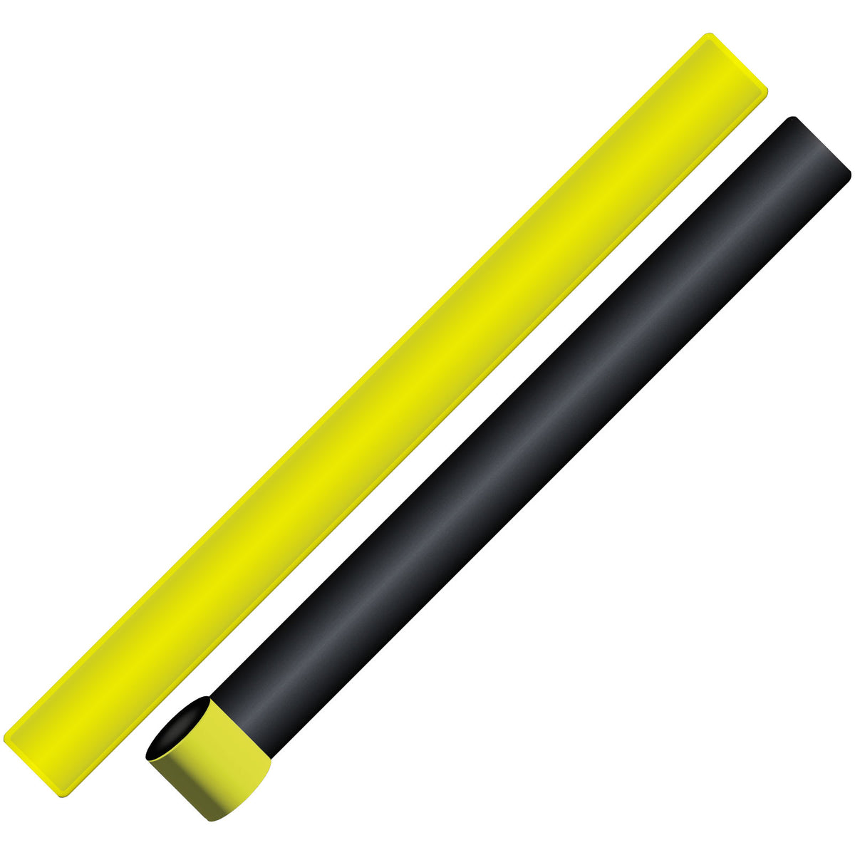 RFX™ 34 cm reflektierendes TPU Schnapparmband – Neongelb