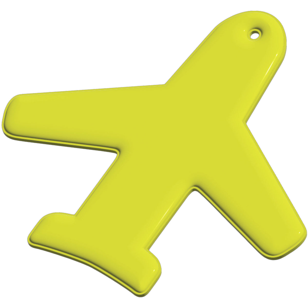 RFX™ H 09 Reflektierender TPU Anhänger Flugzeugs – Neongelb