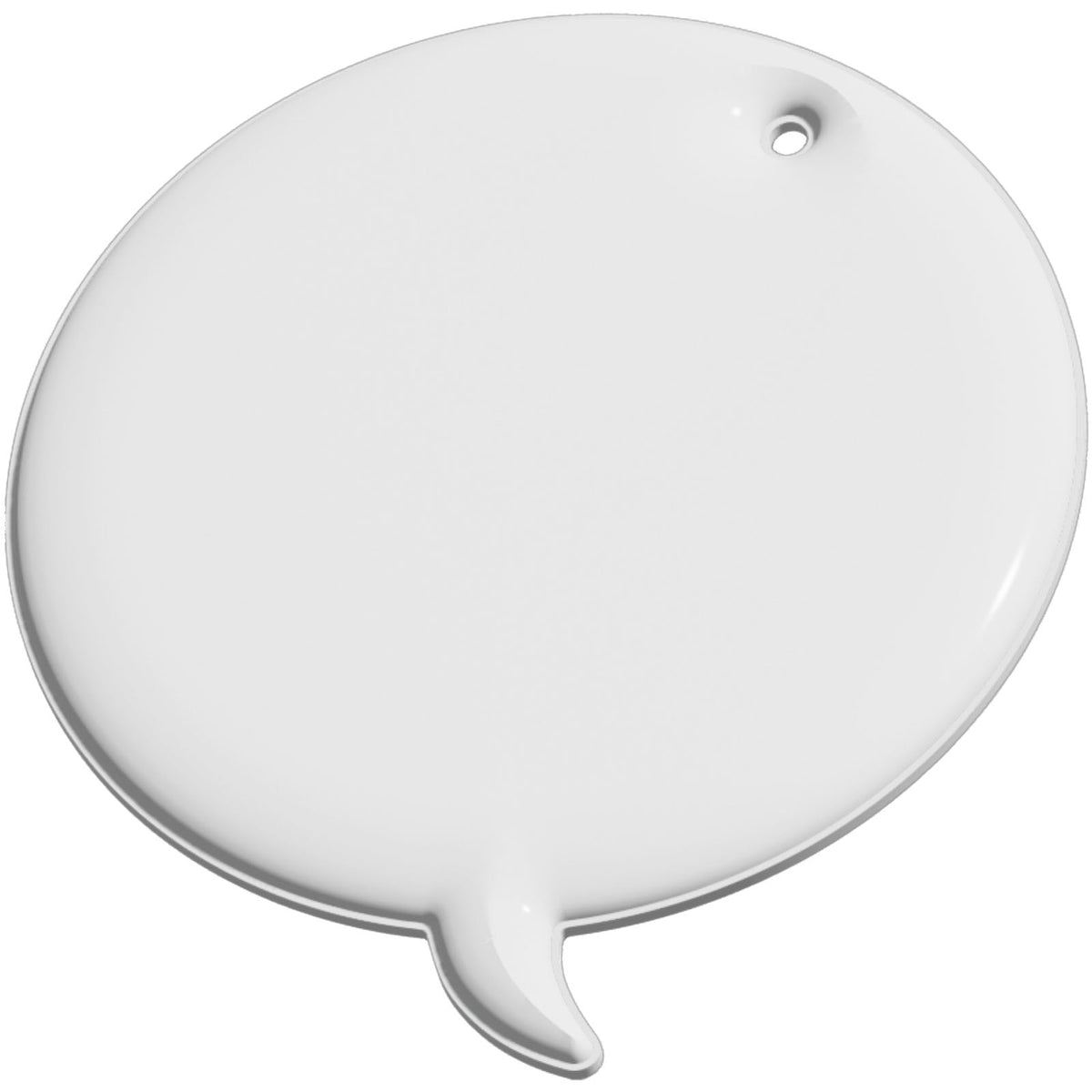 RFX™ H 09 Reflektierender Callout PVC Anhänger – Weiss