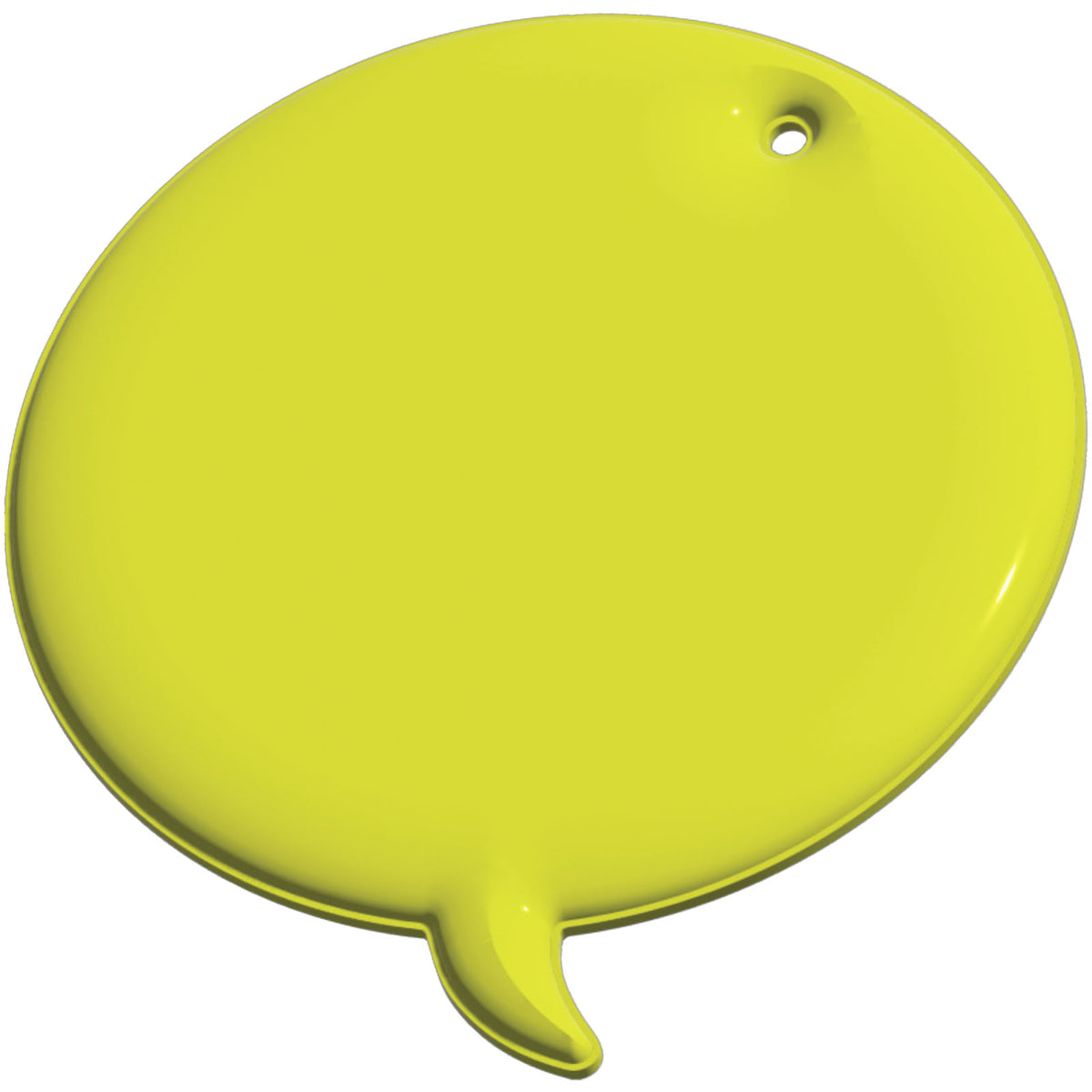RFX™ H 09 Reflektierender Callout PVC Anhänger – Neongelb