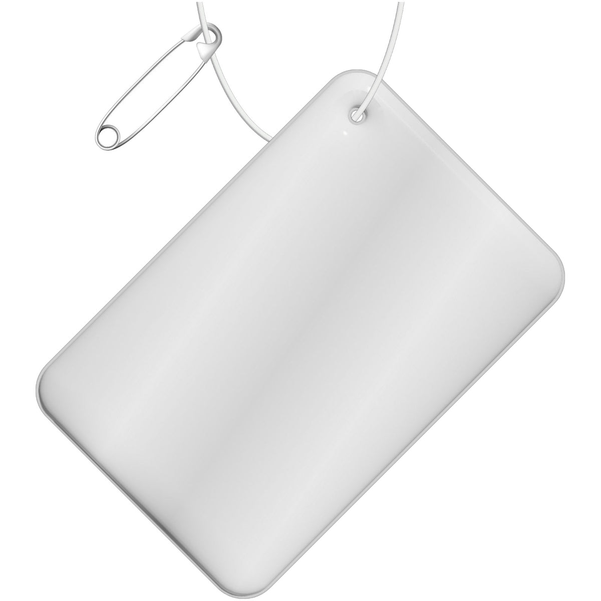 RFX™ H 10 Rechteckiger, reflektierender TPU Anhänger, klein