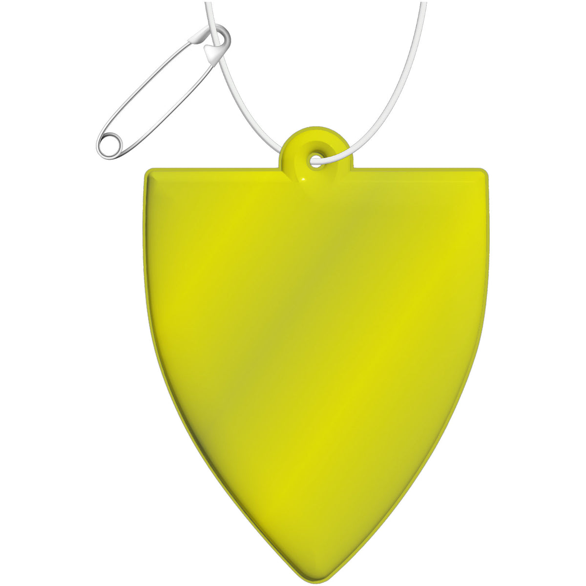 RFX™ H 12 reflektierender TPU Koffer Anhänger – Neongelb
