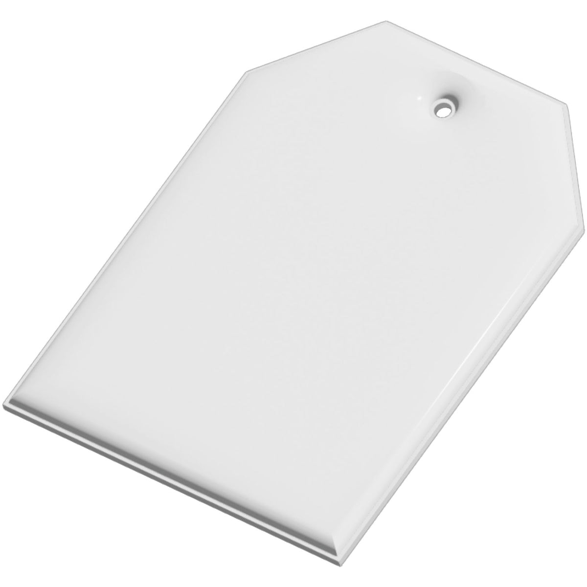 RFX™ H 12 Reflektierender Tag PVC Anhänger – Weiss