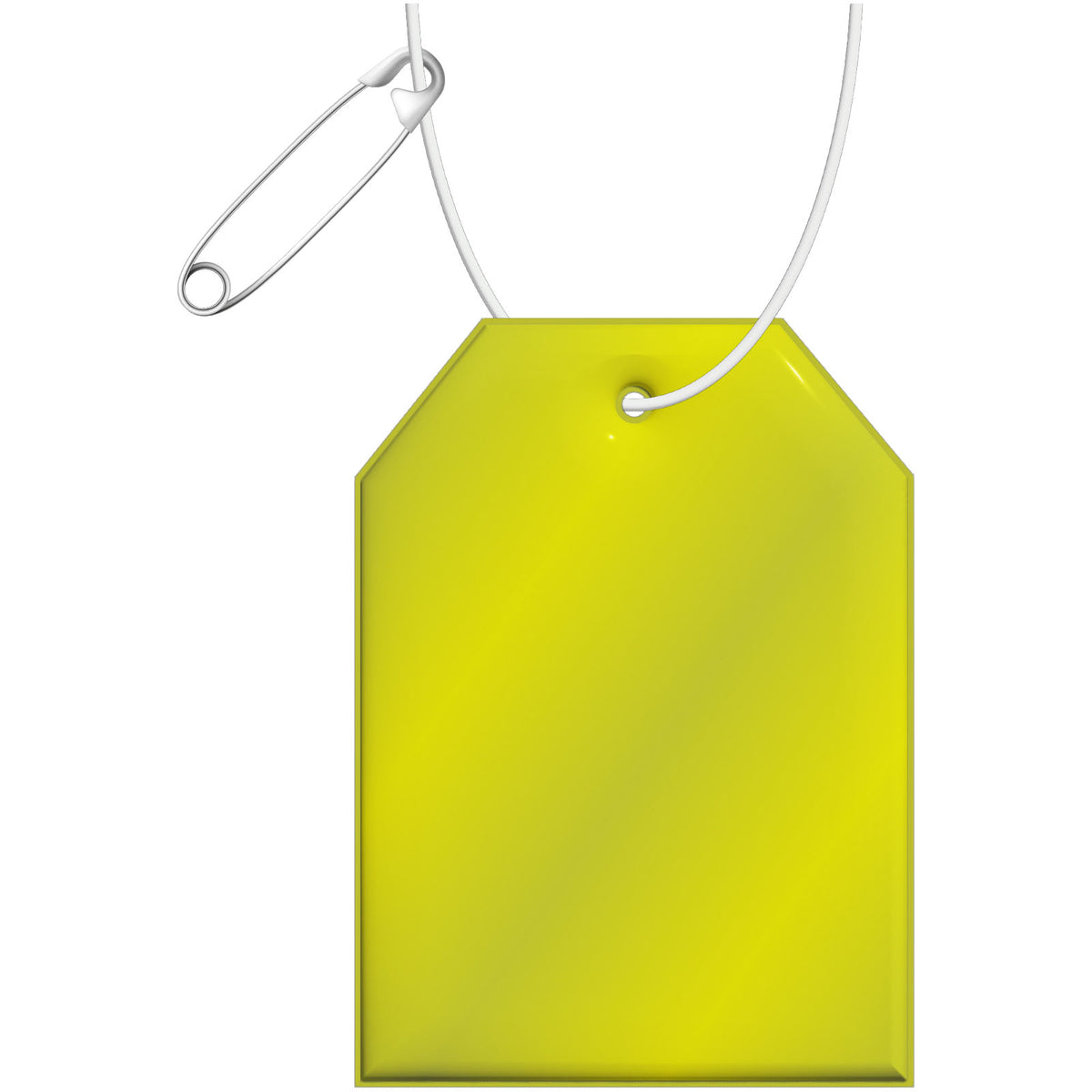 RFX™ H 12 Reflektierender Tag TPU Anhänger – Neongelb