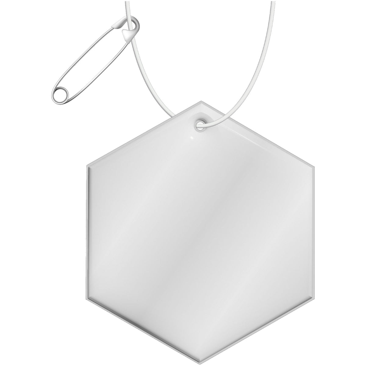 RFX™ H 12 sechseckiger reflektierender PVC Anhänger
