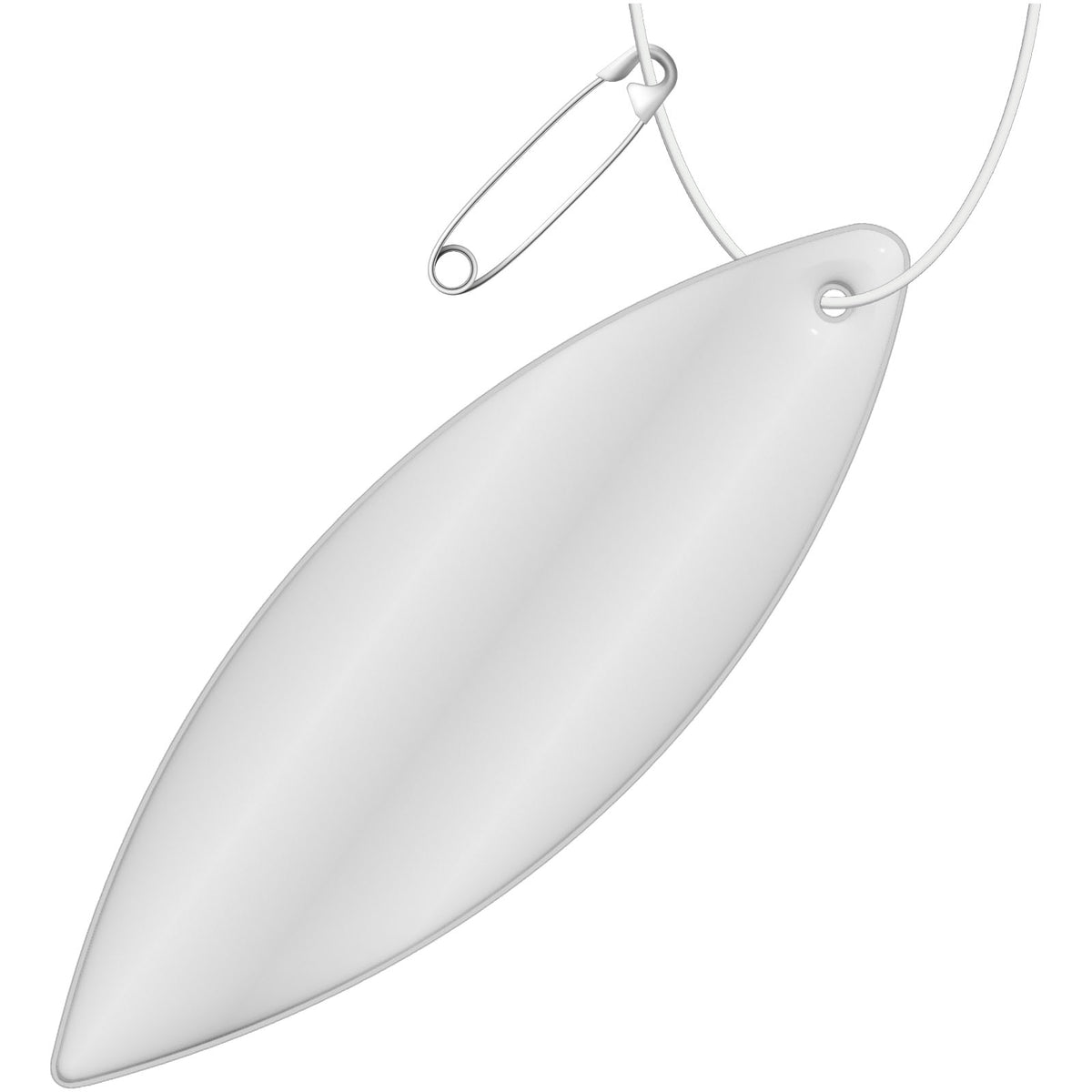 RFX™ H 12 ellipsenförmiger reflektierender PVC Anhänger
