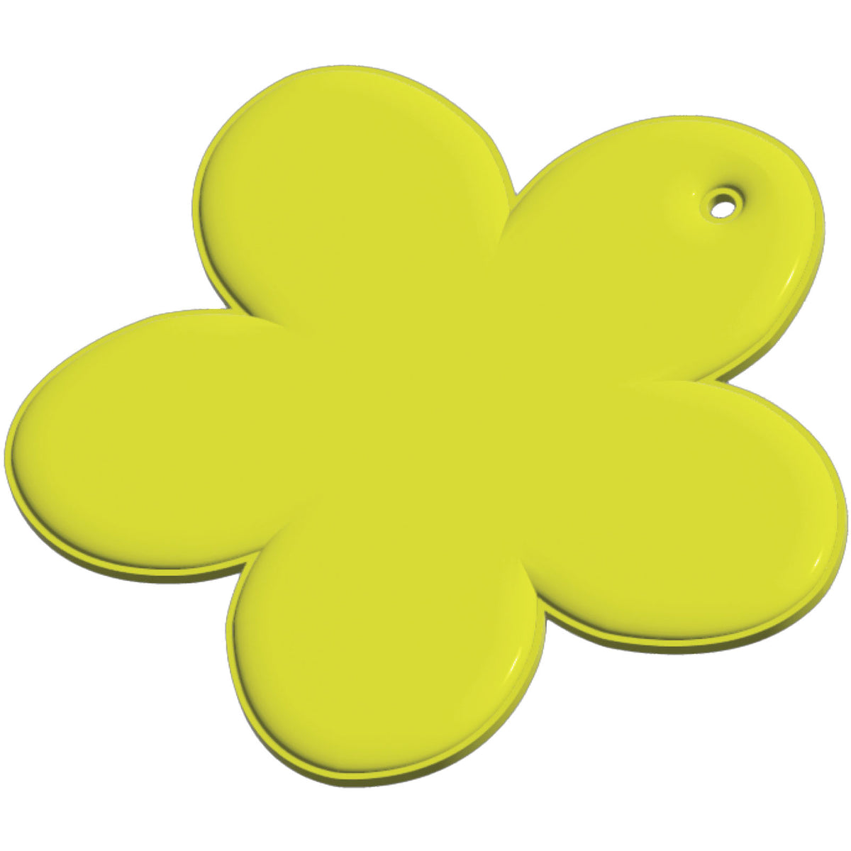 RFX™ H 13 reflektierender TPU Anhänger Blume – Neongelb