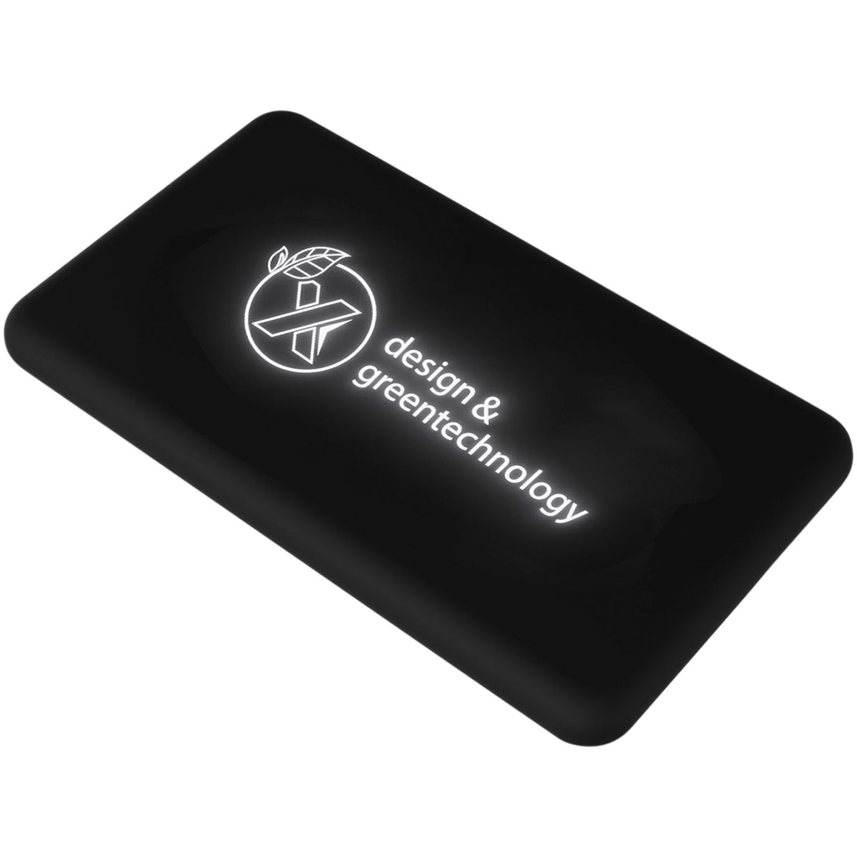 SCX.design P29 5000 mAh Solar Taschenpowerbank mit Leuchtlogo