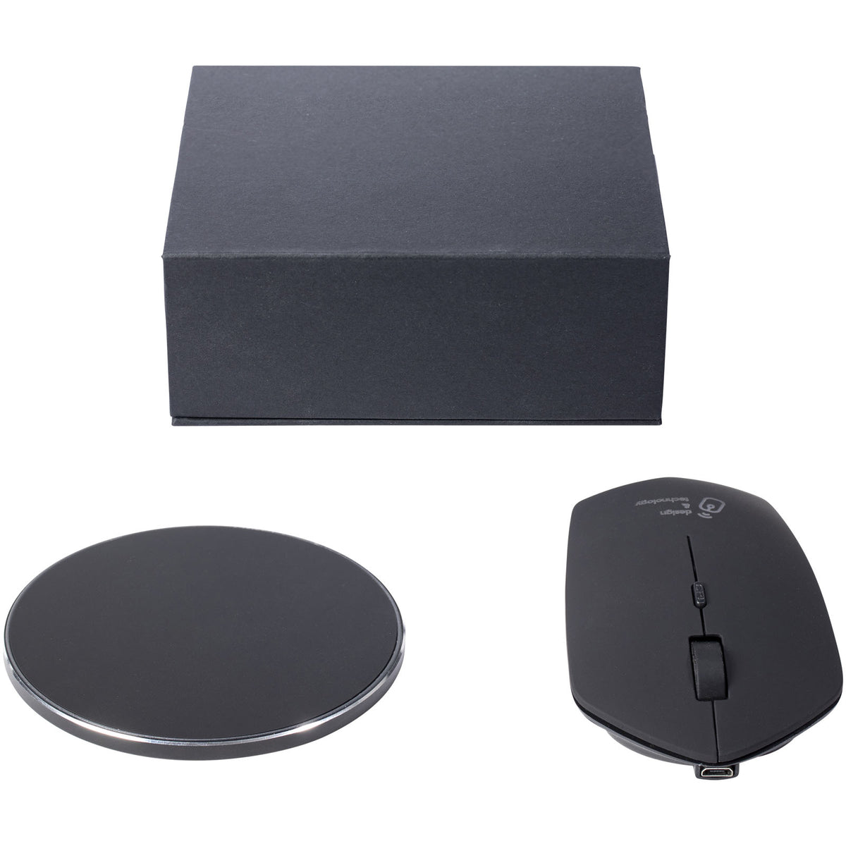 SCX.design O21 kabellos aufladbare Maus – Schwarz