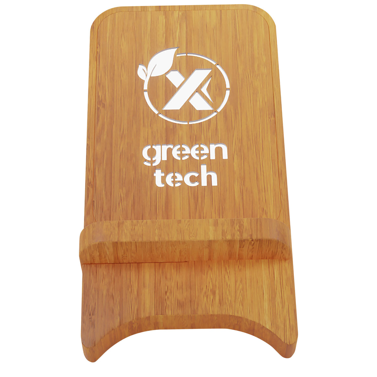 SCX.design W26 kabellose 10W Holz Ladestation mit Leuchtlogo – Holz
