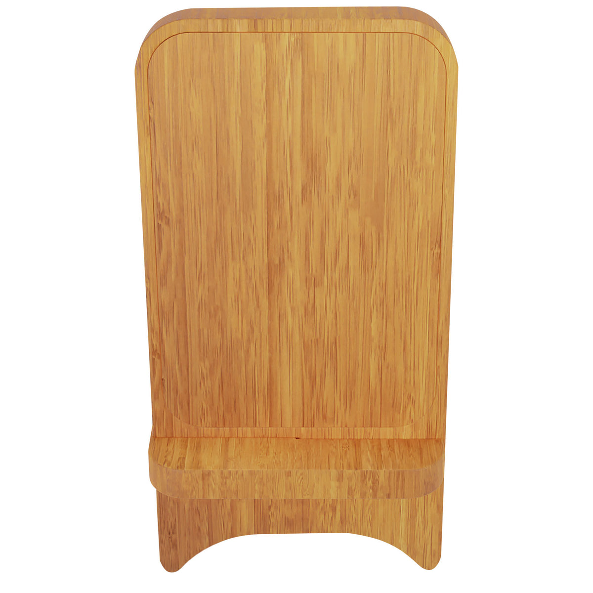 SCX.design W26 kabellose 10W Holz Ladestation mit Leuchtlogo – Holz