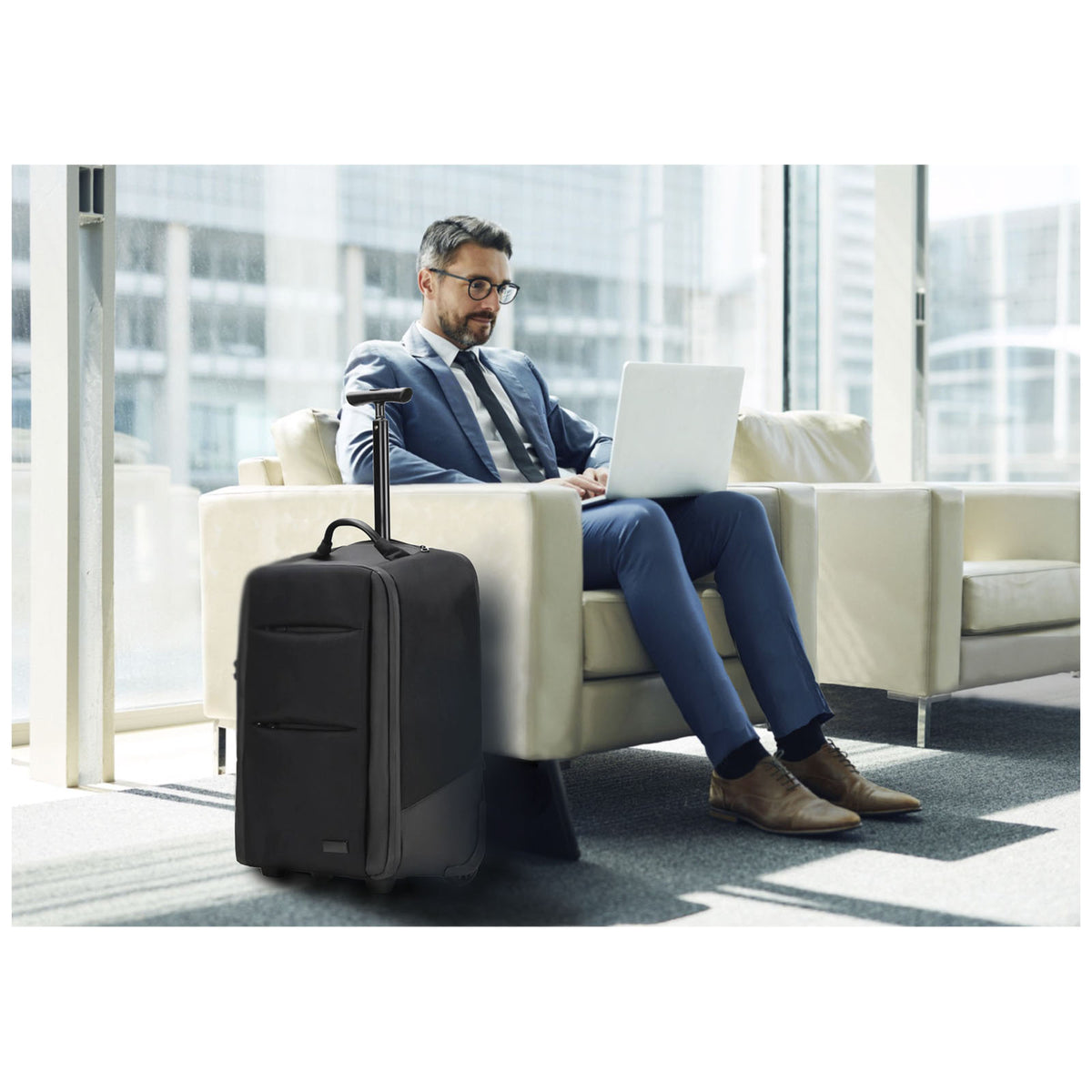 SCX.design L20 Business Laptop Trolley Rucksack – Schwarz