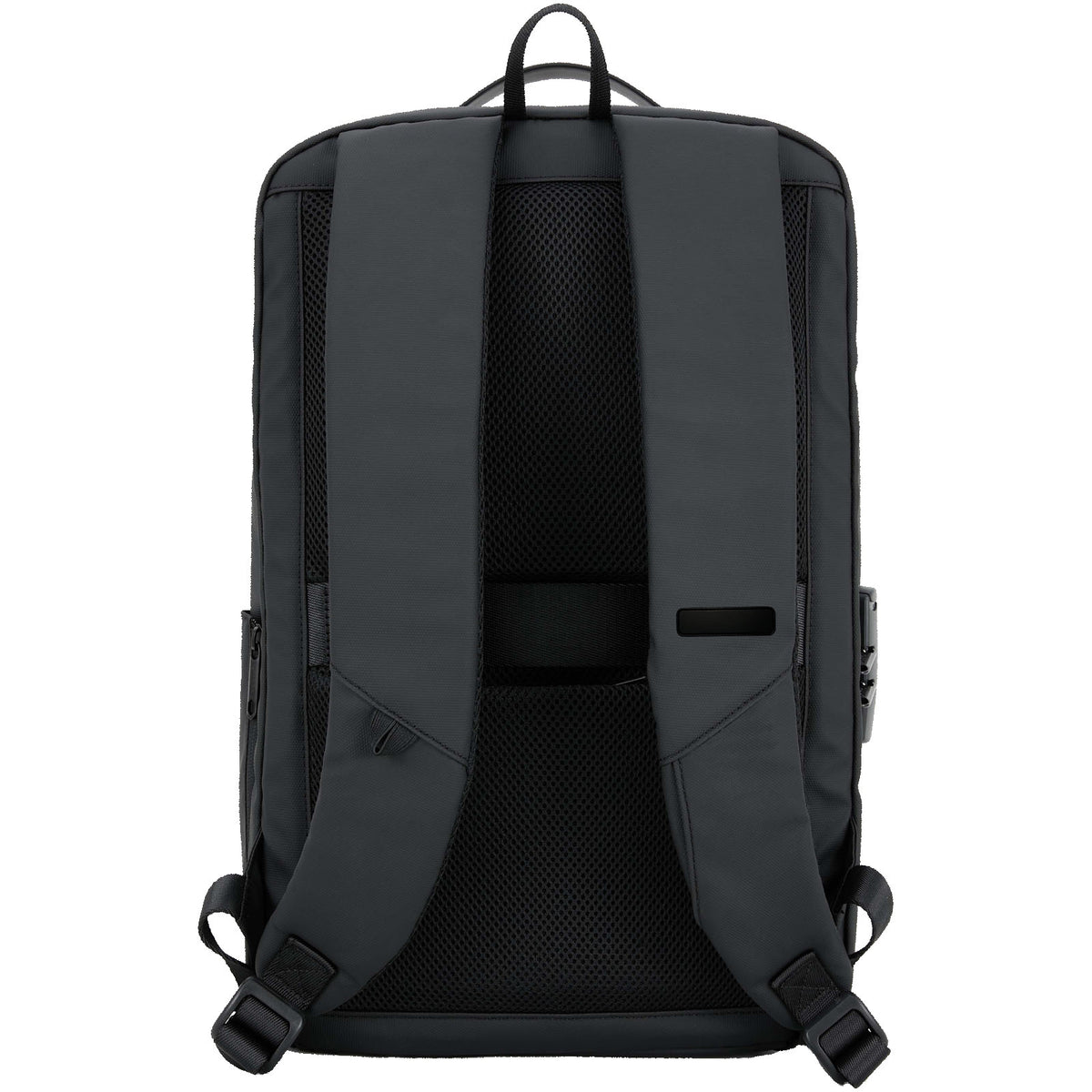 SCX.design L12 Shield Rucksack mit eingebauter 10.000 mAh Powerbank und 3 in 1 Ladekabel – Schwarz
