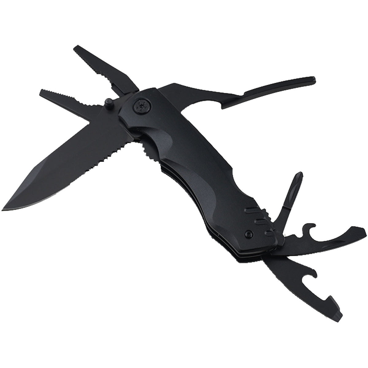 SCX.design T30 Multitool Taschenmesser mit 10 Funktionen – Schwarz