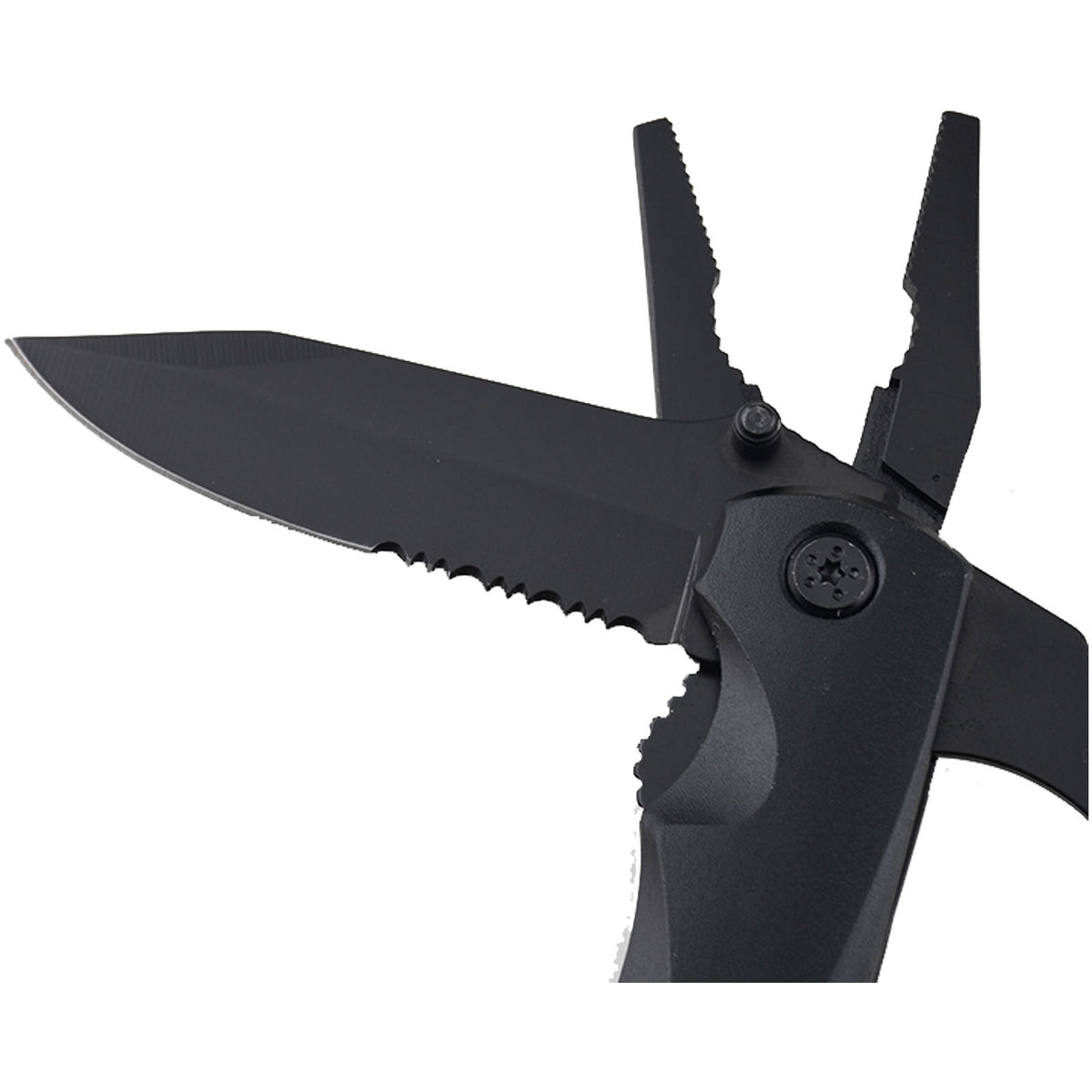 SCX.design T30 Multitool Taschenmesser mit 10 Funktionen – Schwarz