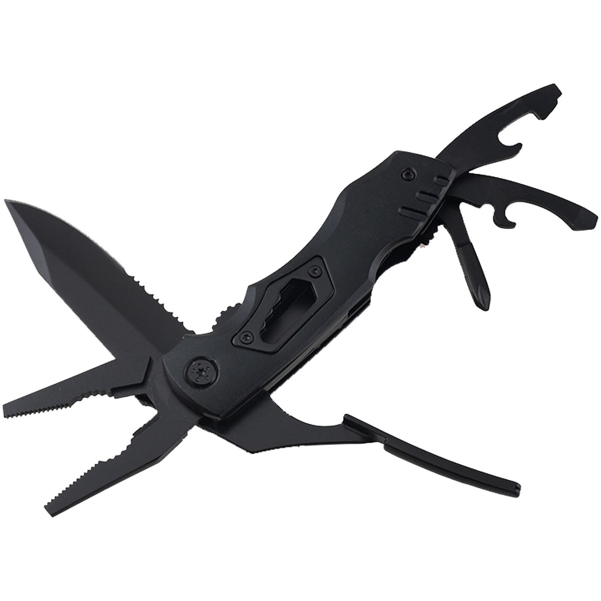 SCX.design T30 Multitool Taschenmesser mit 10 Funktionen – Schwarz