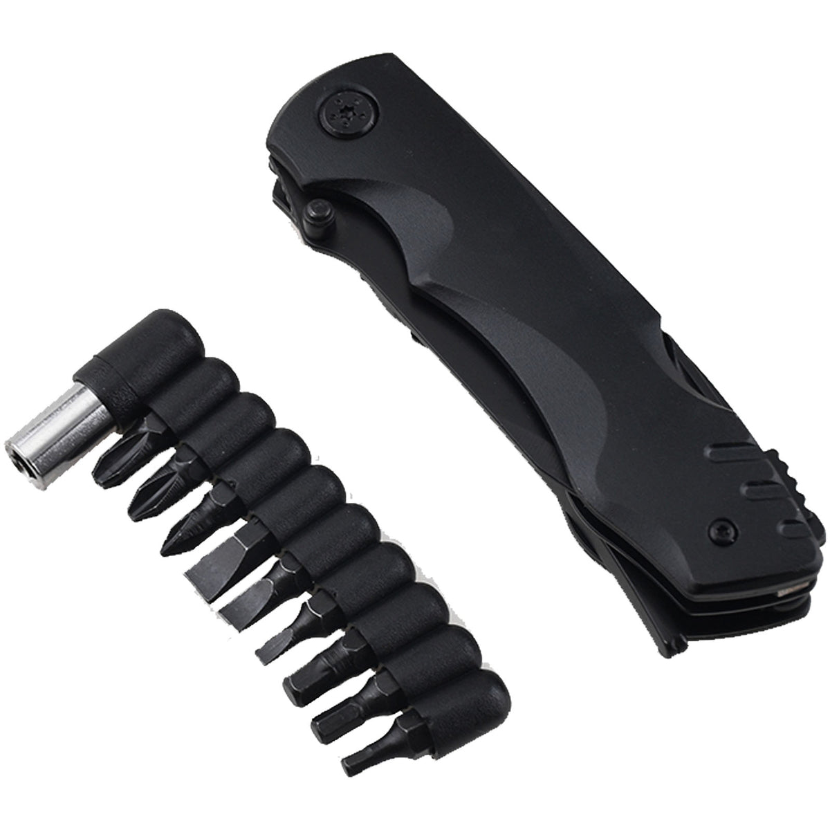 SCX.design T30 Multitool Taschenmesser mit 10 Funktionen – Schwarz