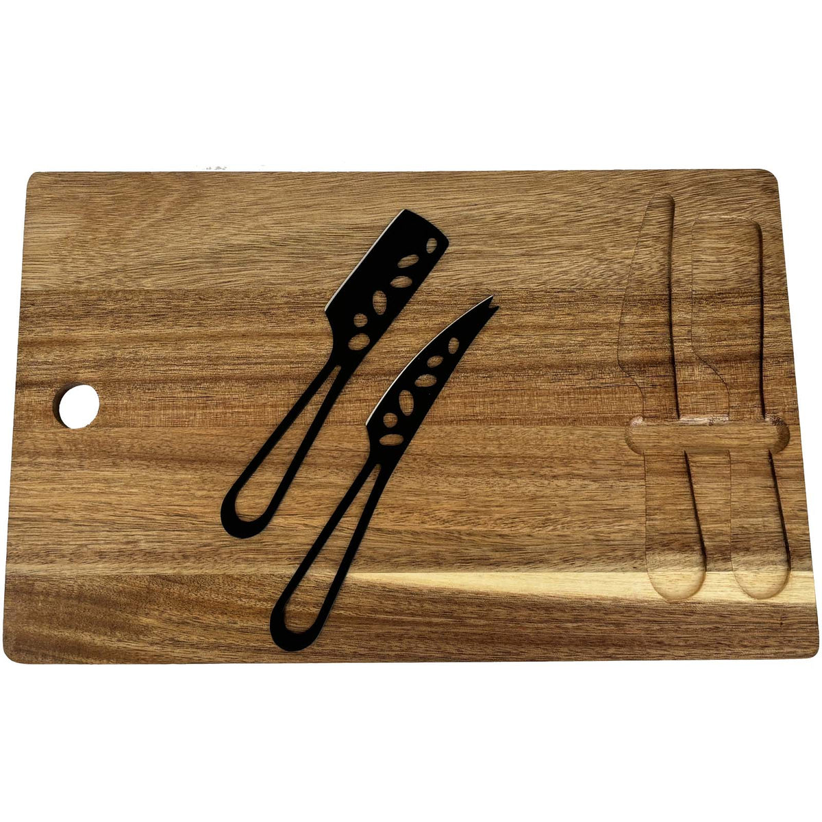 SCX.design K06 Schneidebrett und Messerset – Holz