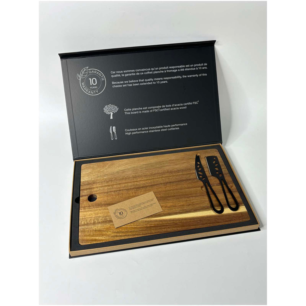 SCX.design K06 Schneidebrett und Messerset – Holz