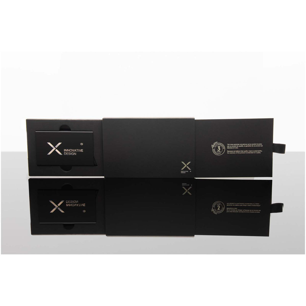 SCX.design O35 Magnetischer RFID Kartenhalter – Schwarz