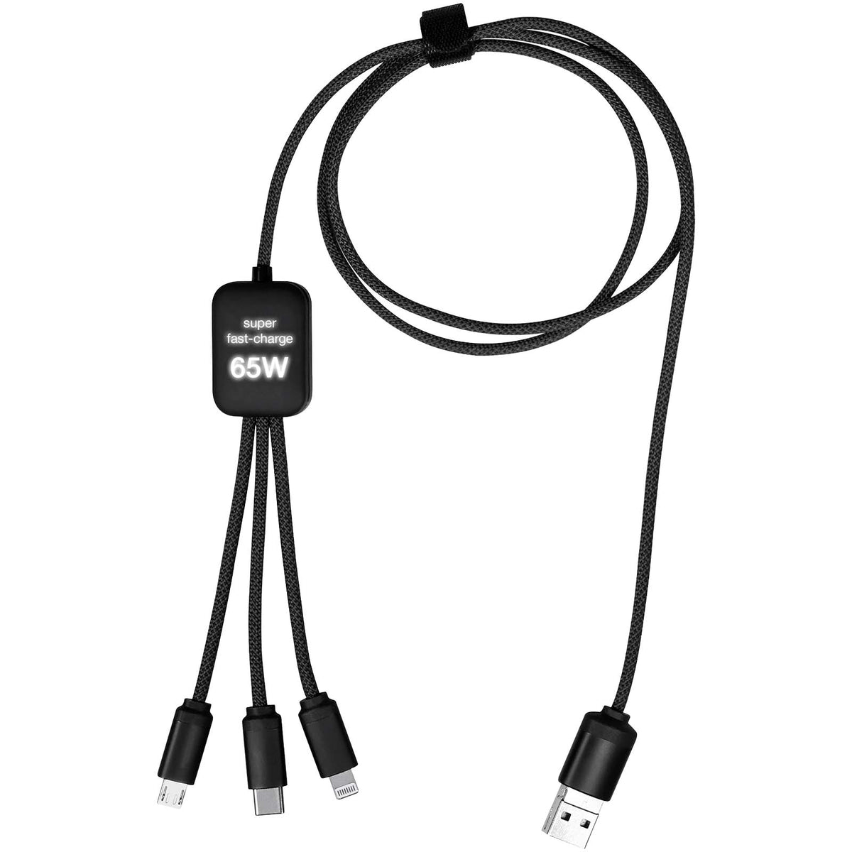 SCX.design C35 5 in 1 Ladekabel – Schwarz