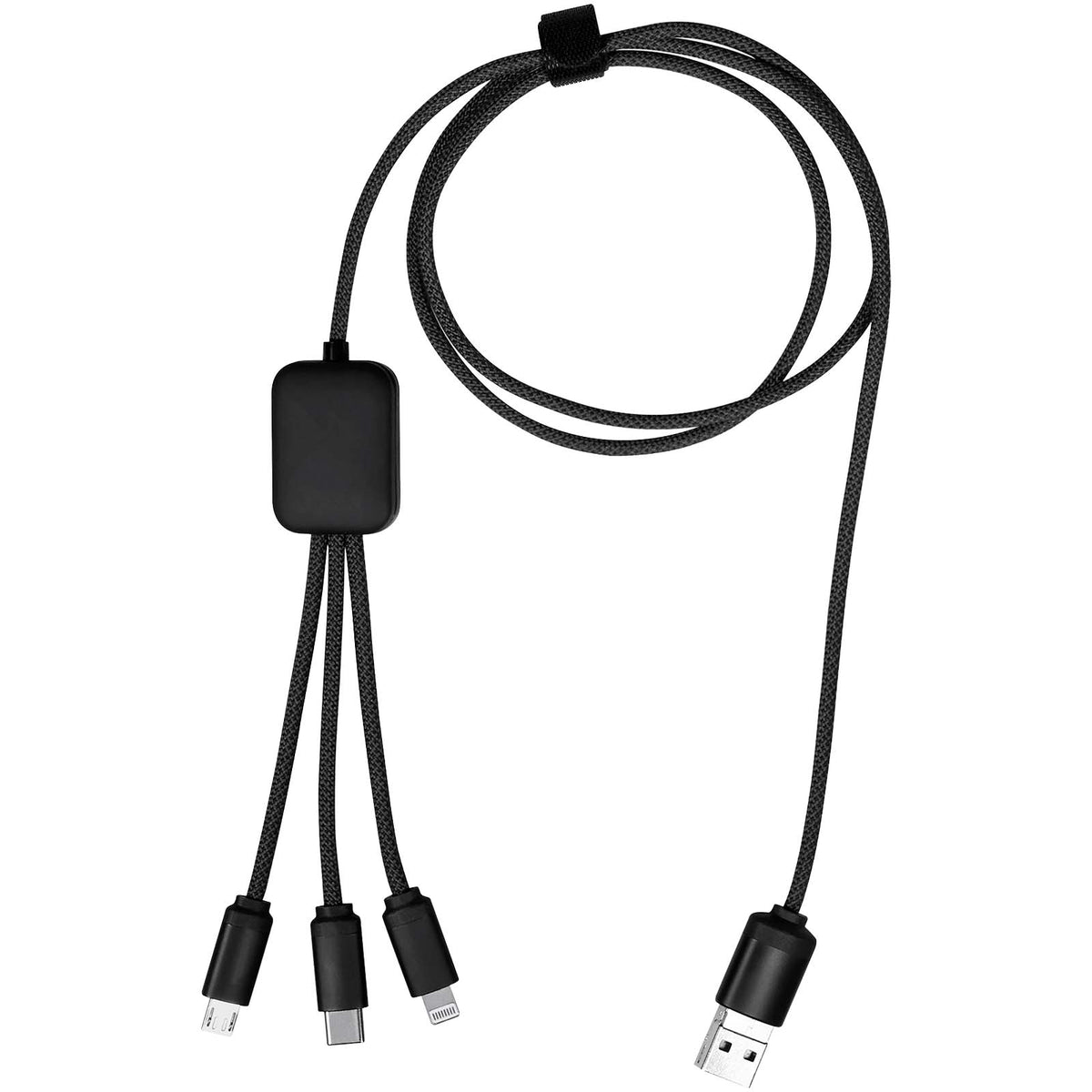 SCX.design C35 5 in 1 Ladekabel – Schwarz