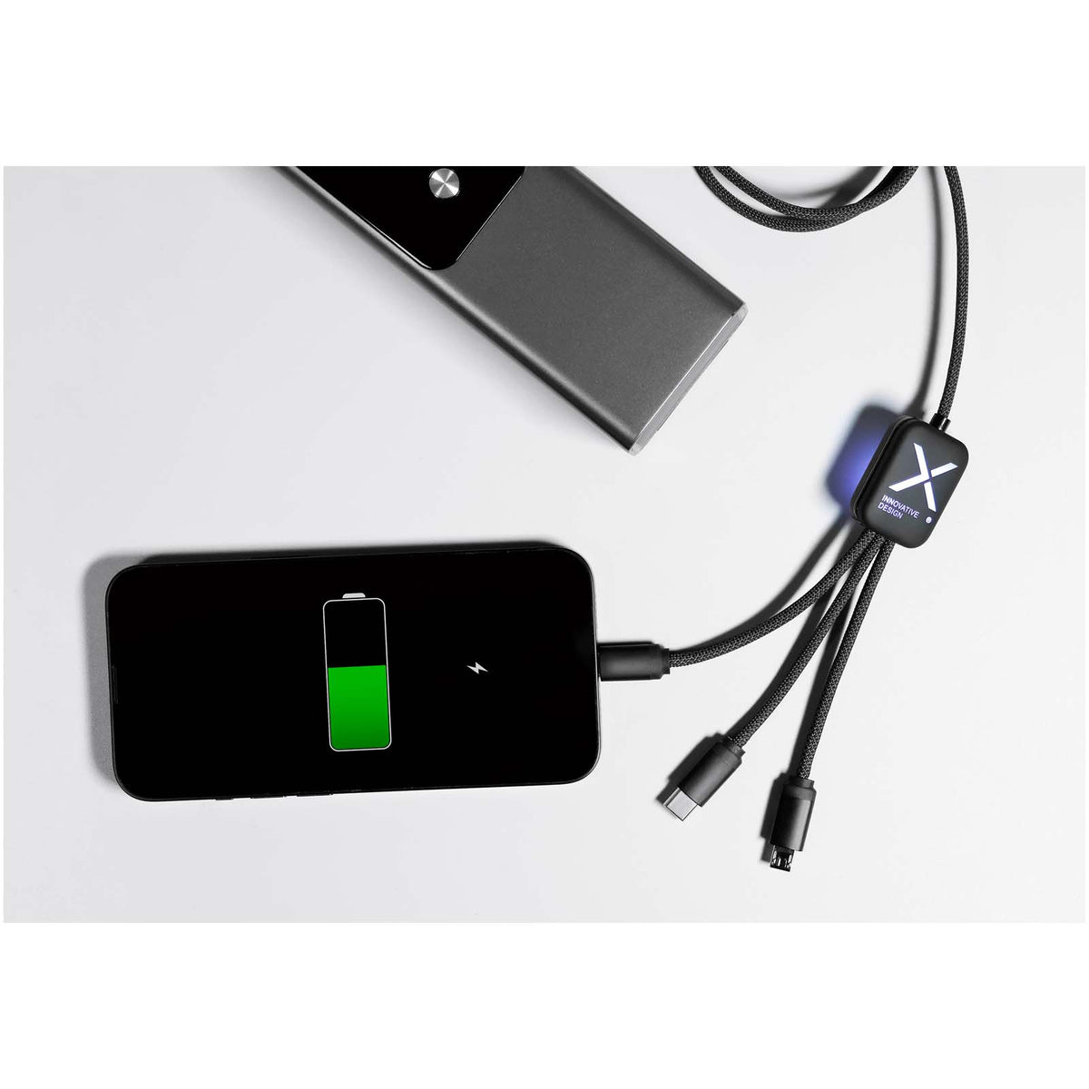 SCX.design C35 5 in 1 Ladekabel – Schwarz
