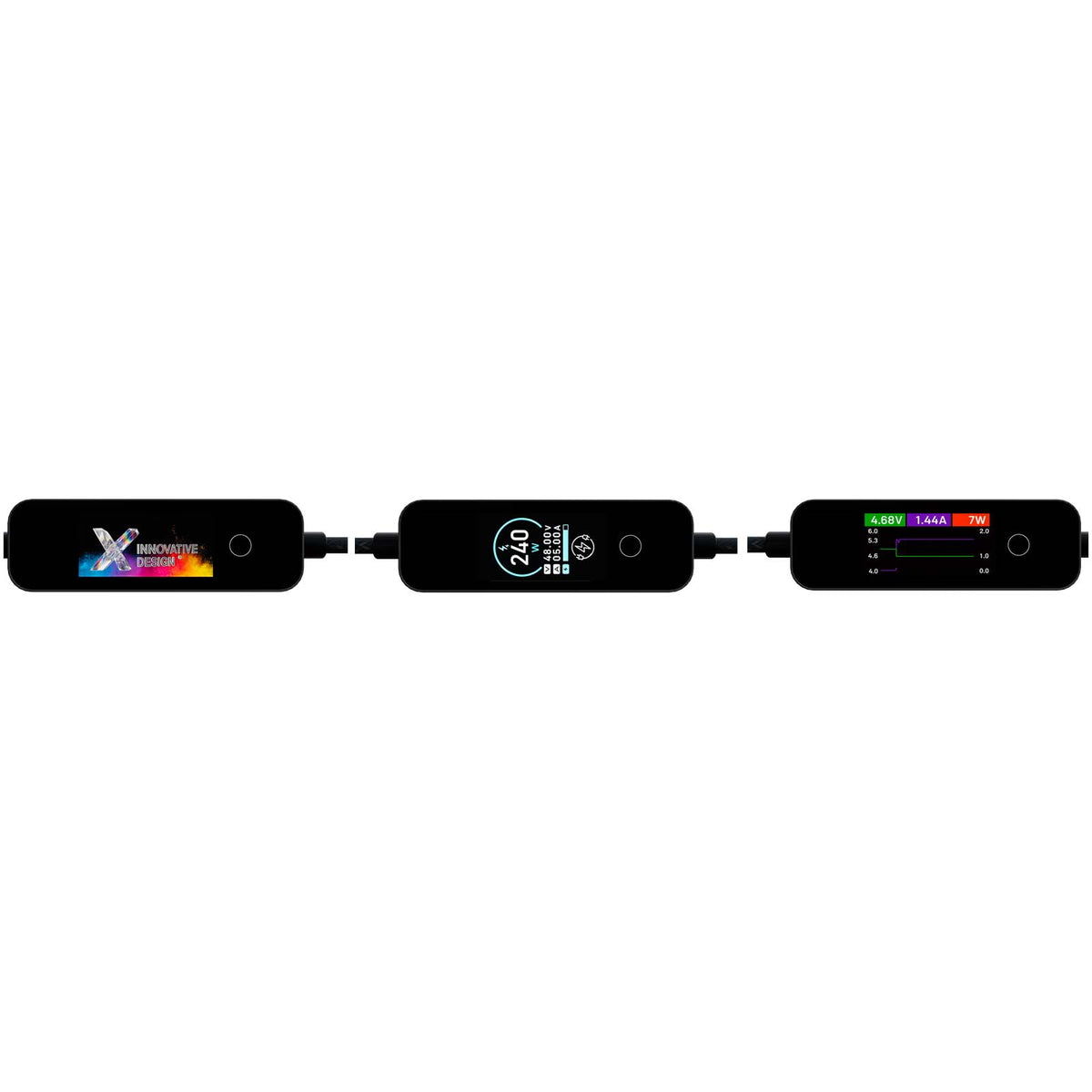 SCX.design C41 100W Digital Ladekabel – Schwarz