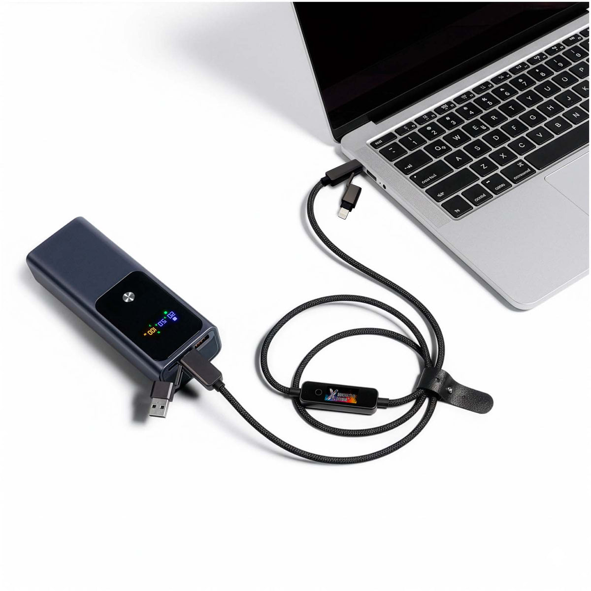 SCX.design C41 100W Digital Ladekabel – Schwarz