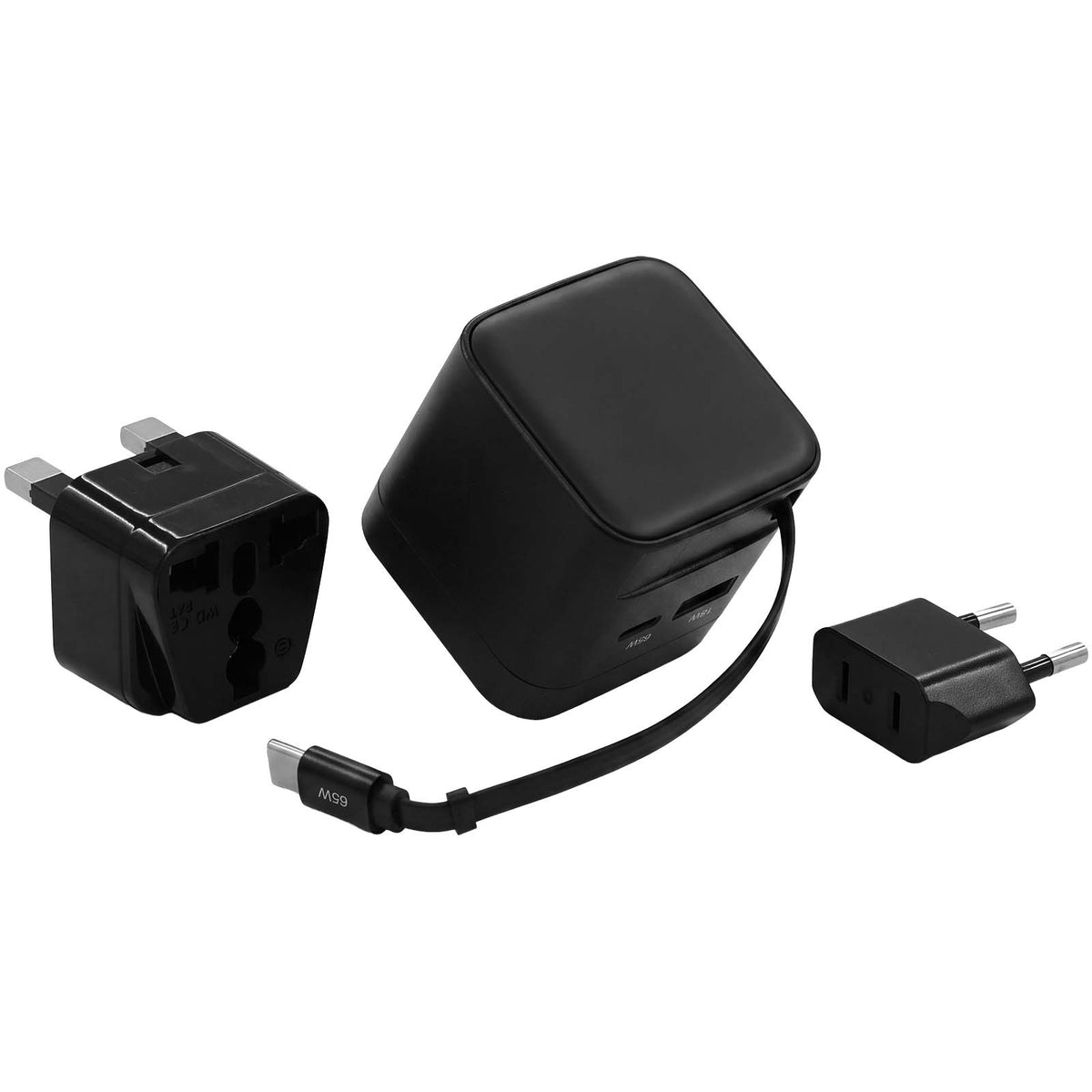 SCX.design T21 65W Reiseadapter – Schwarz