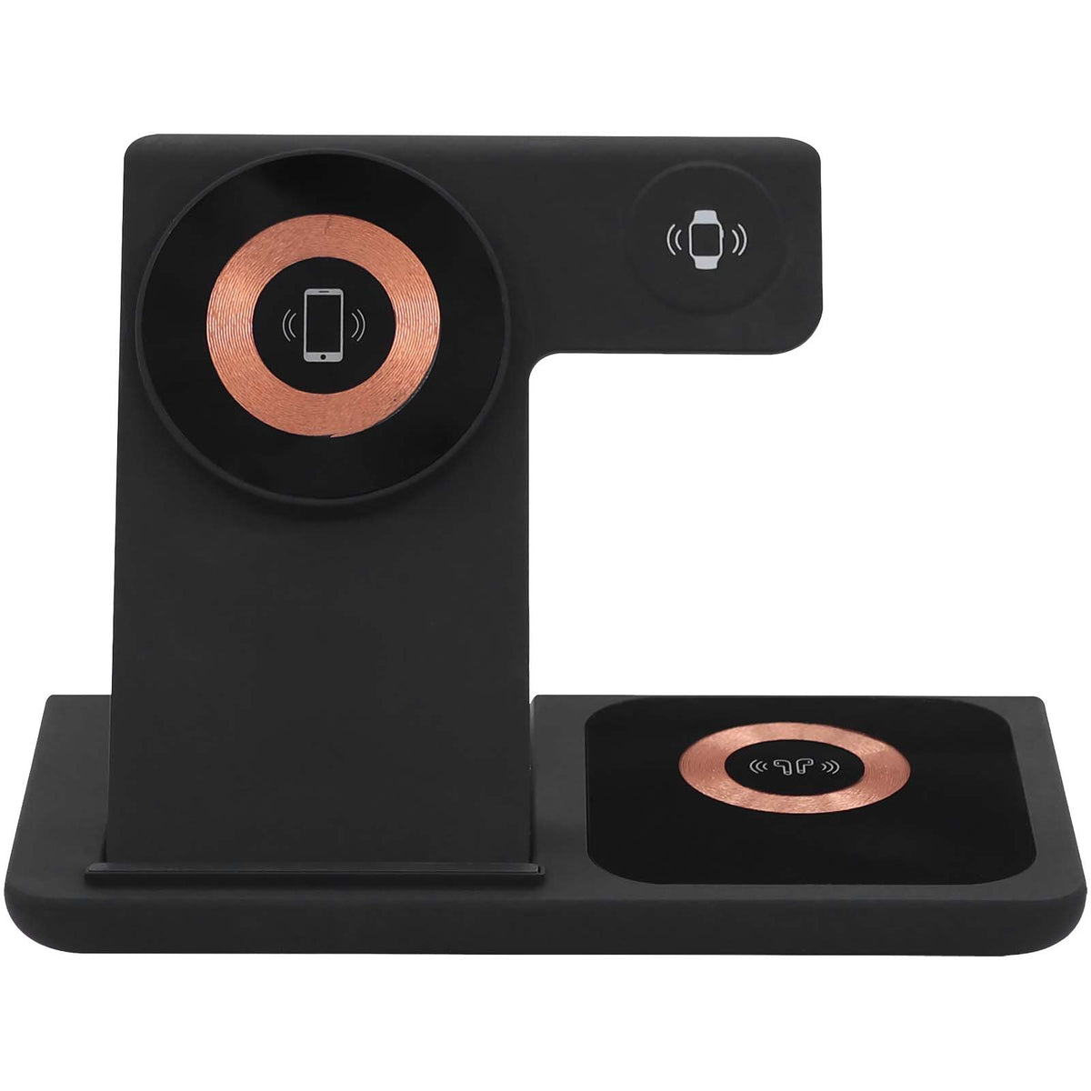SCX.design W38 MagStand 4 in 1-Ladestation für kabelloses Laden – Schwarz