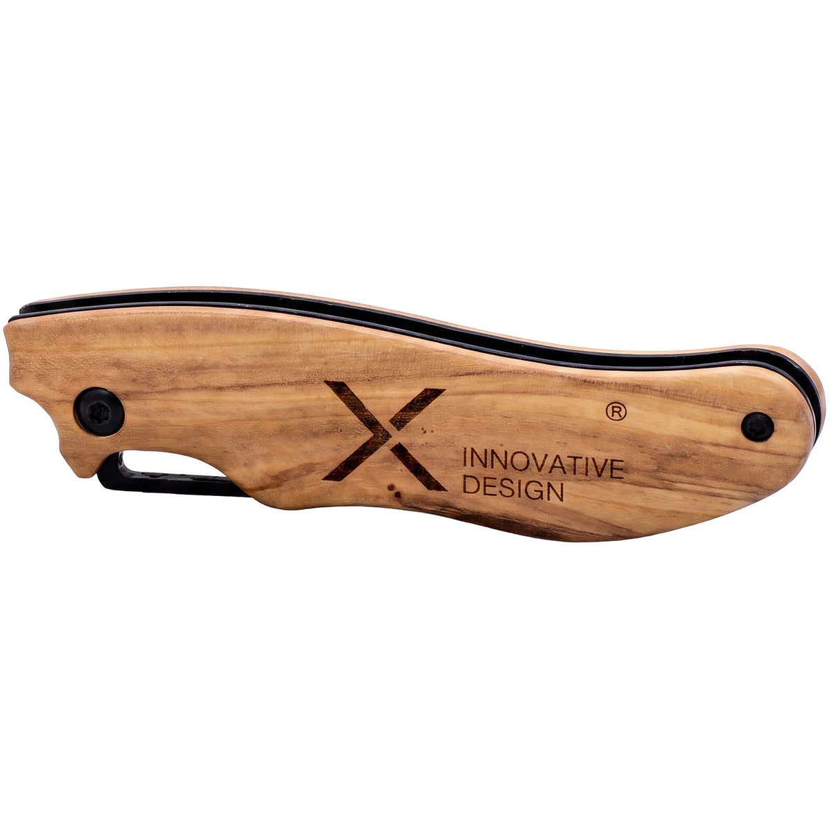 SCX.design T33 Klappmesser aus Olivenholz – Holz