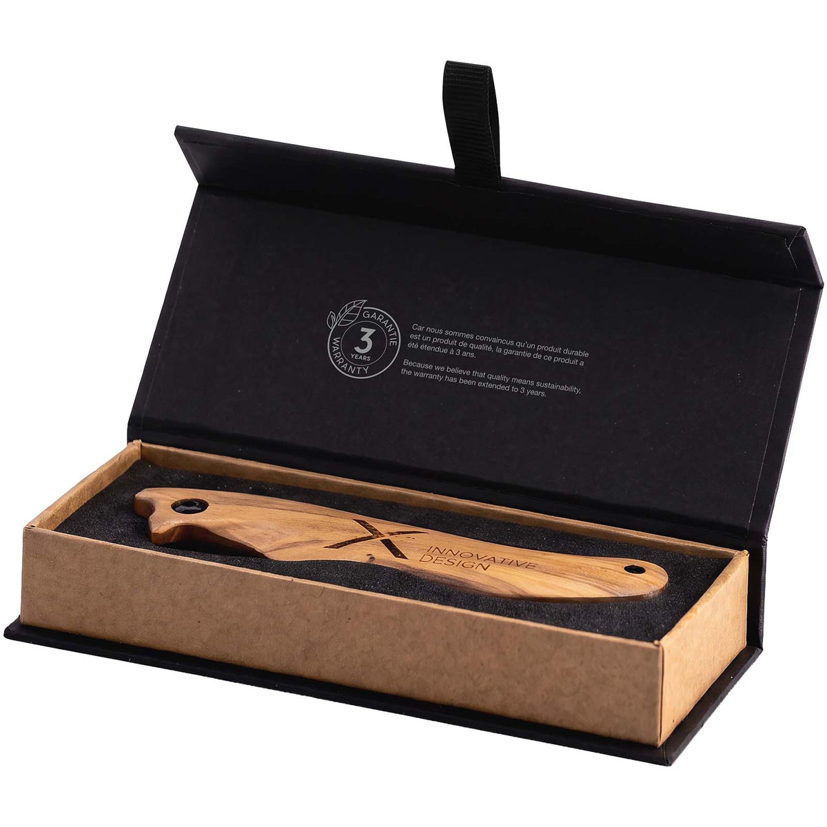 SCX.design T33 Klappmesser aus Olivenholz – Holz