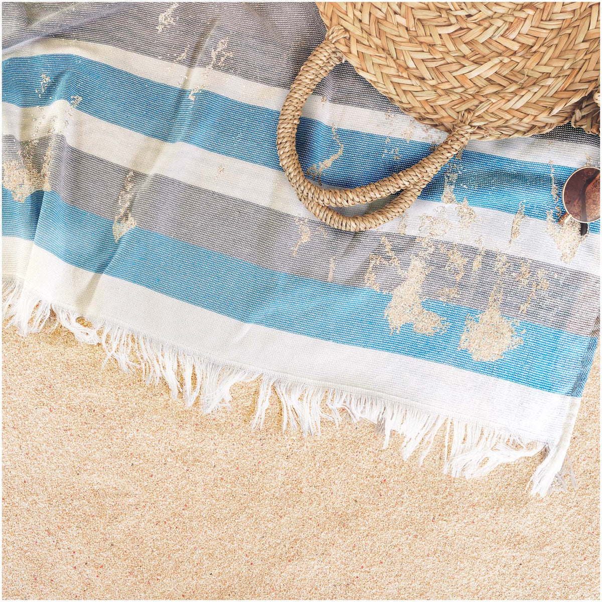 Elmar 470 g/m² Handtuch – Blau