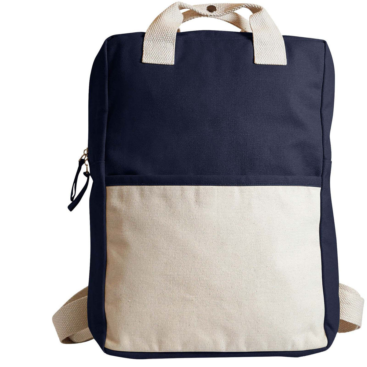Naturback Rucksack aus Baumwolle – Navy